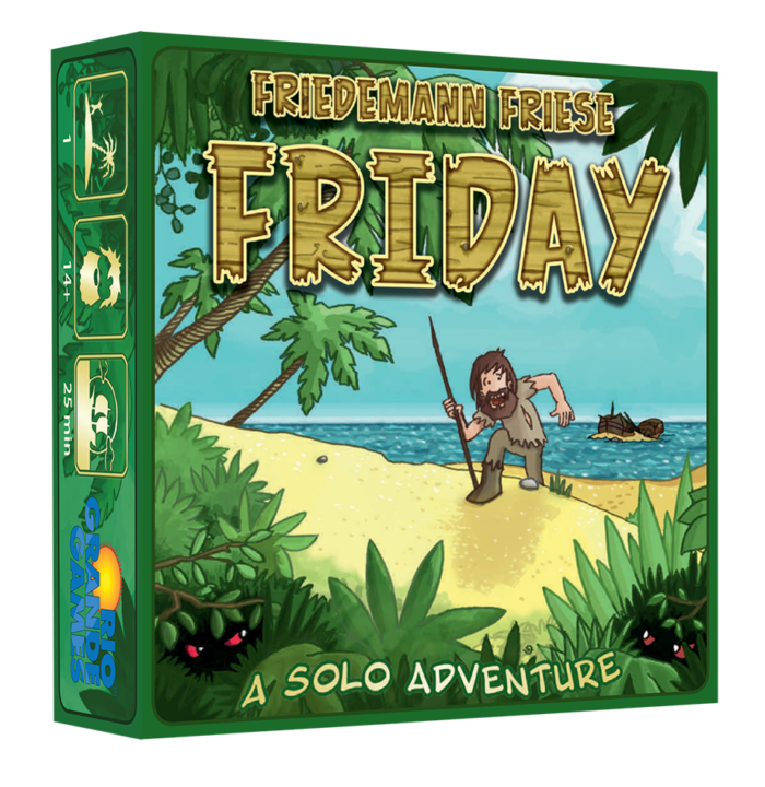 Friedemann Friese „Freitag“ – Solo-Abenteuer Brettspiel, Ab 10 Jahren, Ca. 25 Min. – Ein Spieler, Inselabenteuer Pur Friedemann Friese „Freitag“ – Solo-Abenteuer Brettspiel, Ab 10 Jahren, Ca. 25 Min. – Ein Spieler, Inselabenteuer Pur