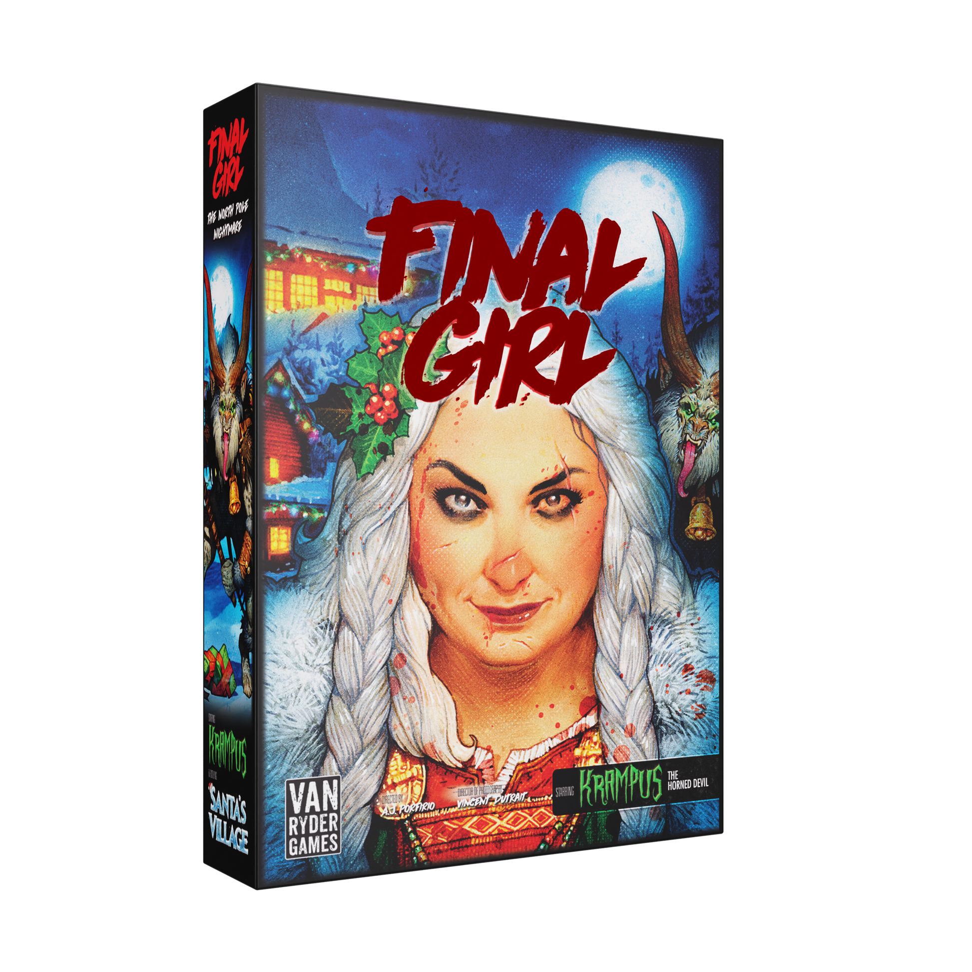 Final Girl: The North Pole Nightmare board game, by A. J. Porfirio,  published by Van Ryder Games – Morat Games