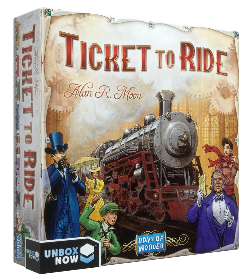 Ticket to Ride board game, by Alan R Moon, published by Days of Wonder ...